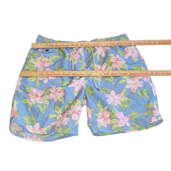 Polo Ralph Lauren Swim Trunks Men Sz XXL Big & Tall Floral Aloha Travel Summer - Picture 2 of 7